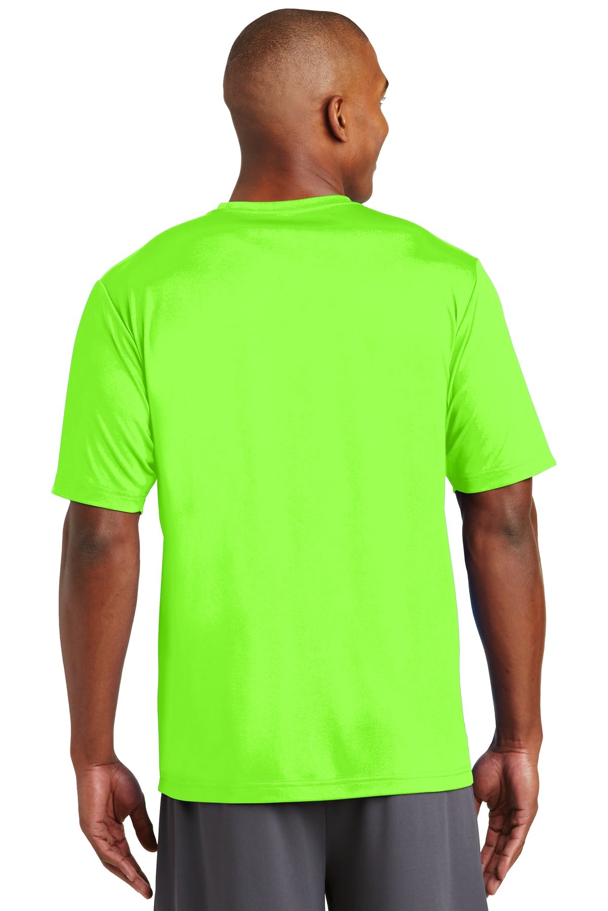 Custom Embroidered Sport-Tek PosiCharge Tough Tee. ST320,Neon Green
