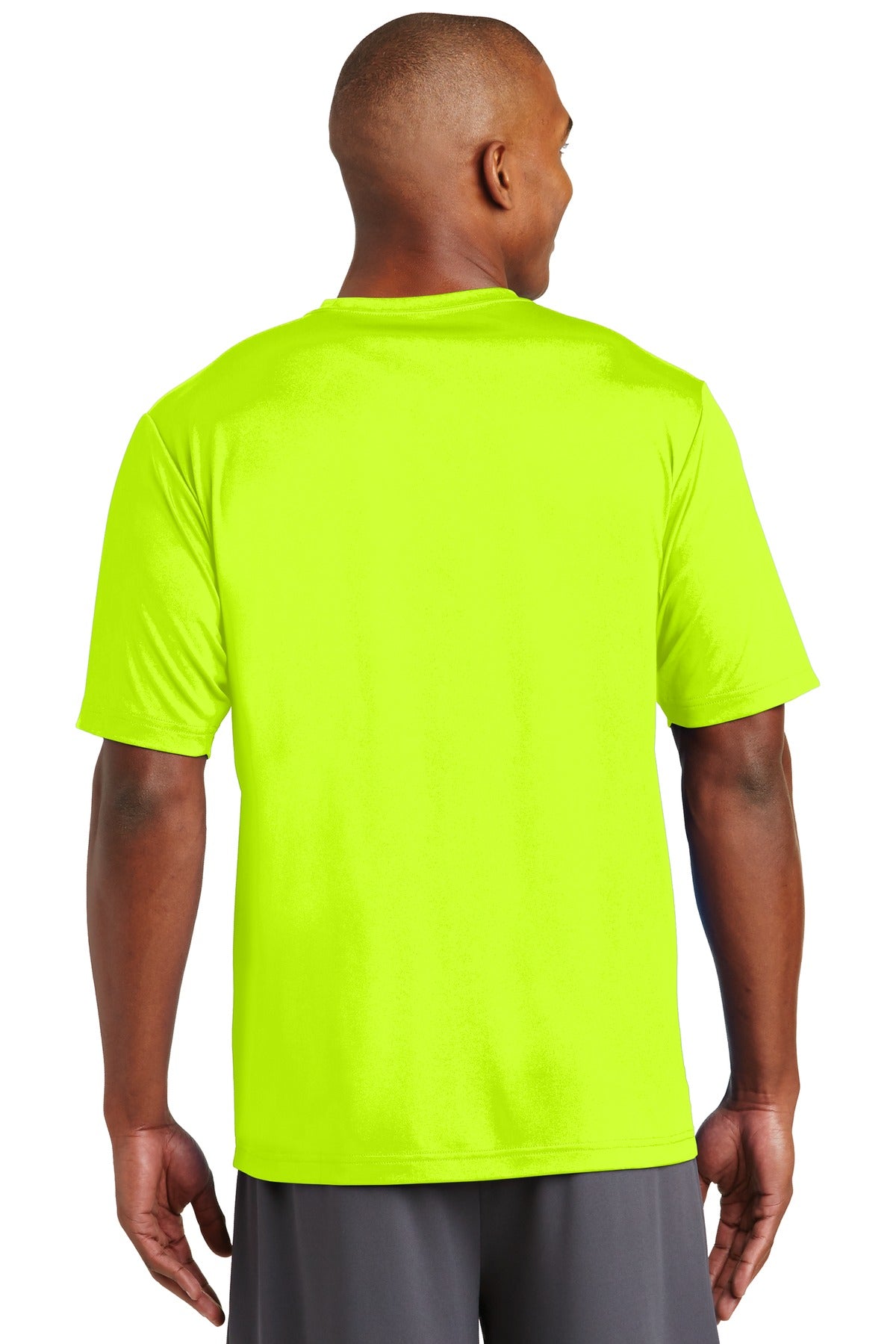 Custom Embroidered Sport-Tek PosiCharge Tough Tee. ST320,Neon Yellow