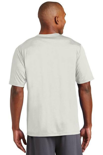 Custom Embroidered Sport-Tek PosiCharge Tough Tee. ST320,Silver