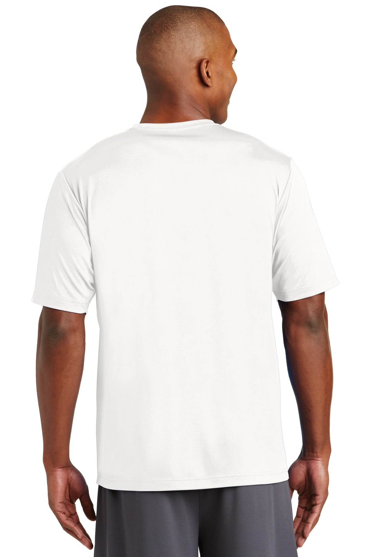 Custom Embroidered Sport-Tek PosiCharge Tough Tee. ST320,White