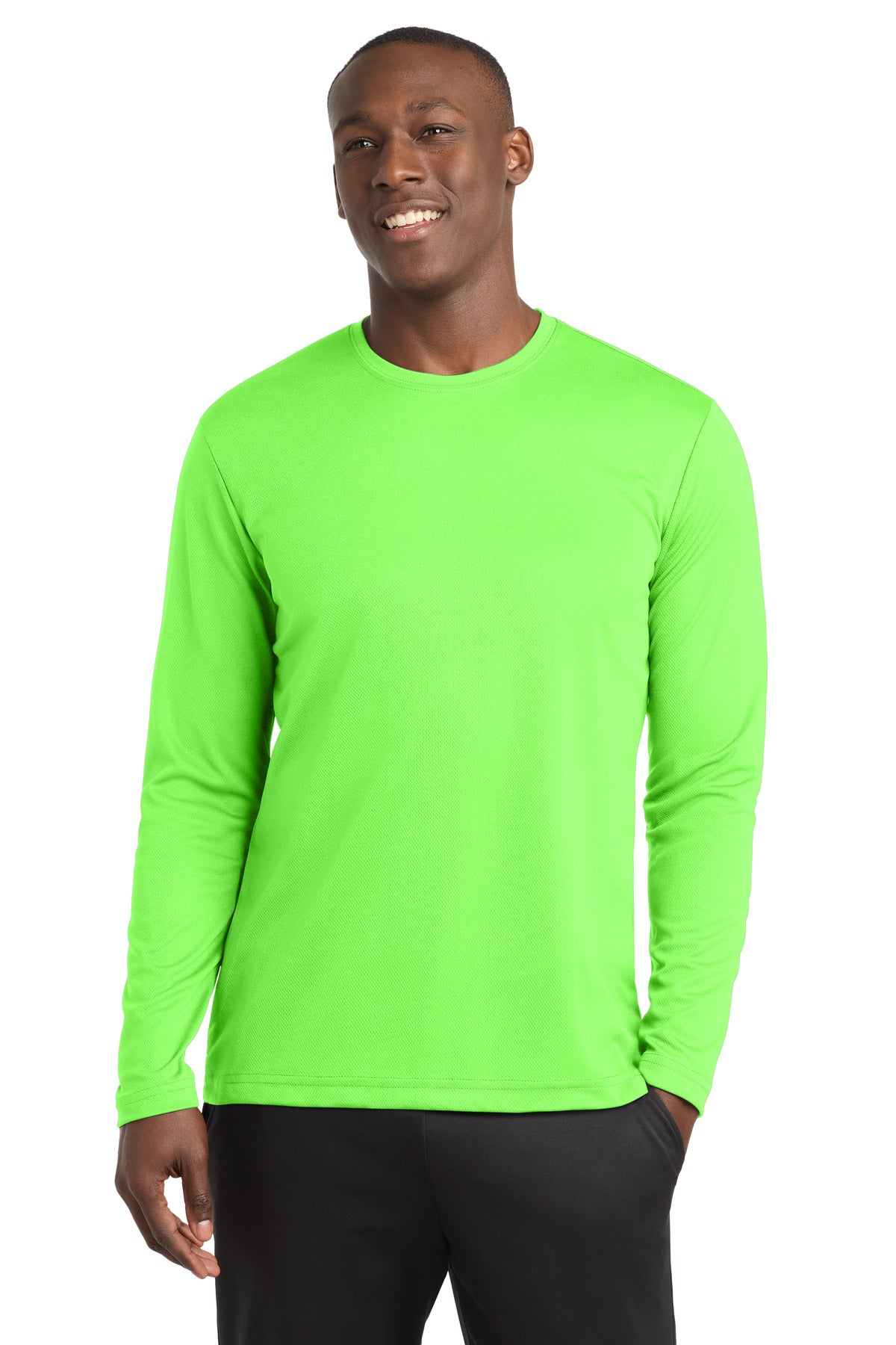 Custom Embroidered Sport-Tek Activewear in Neon Green