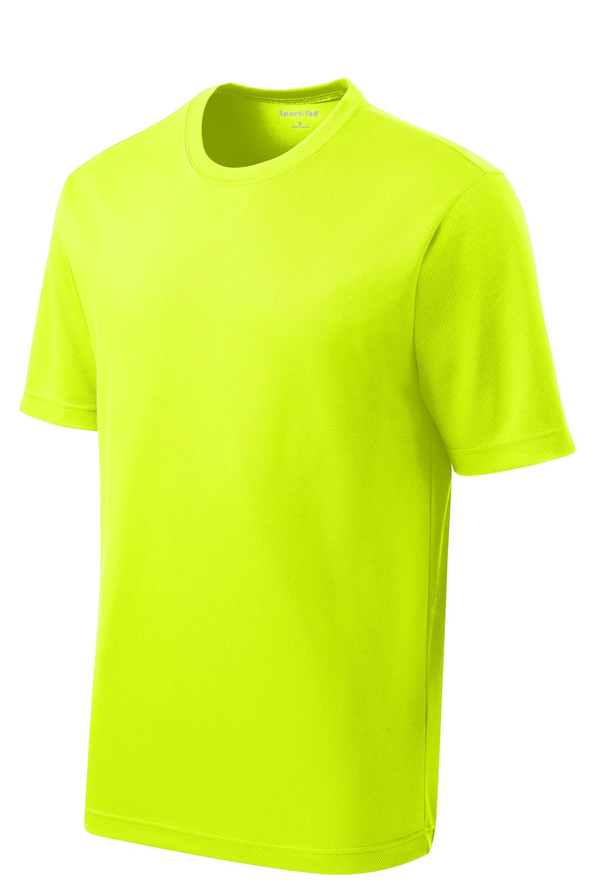 Sport-Tek PosiCharge RacerMesh Tee. ST340 Neon Yellow
