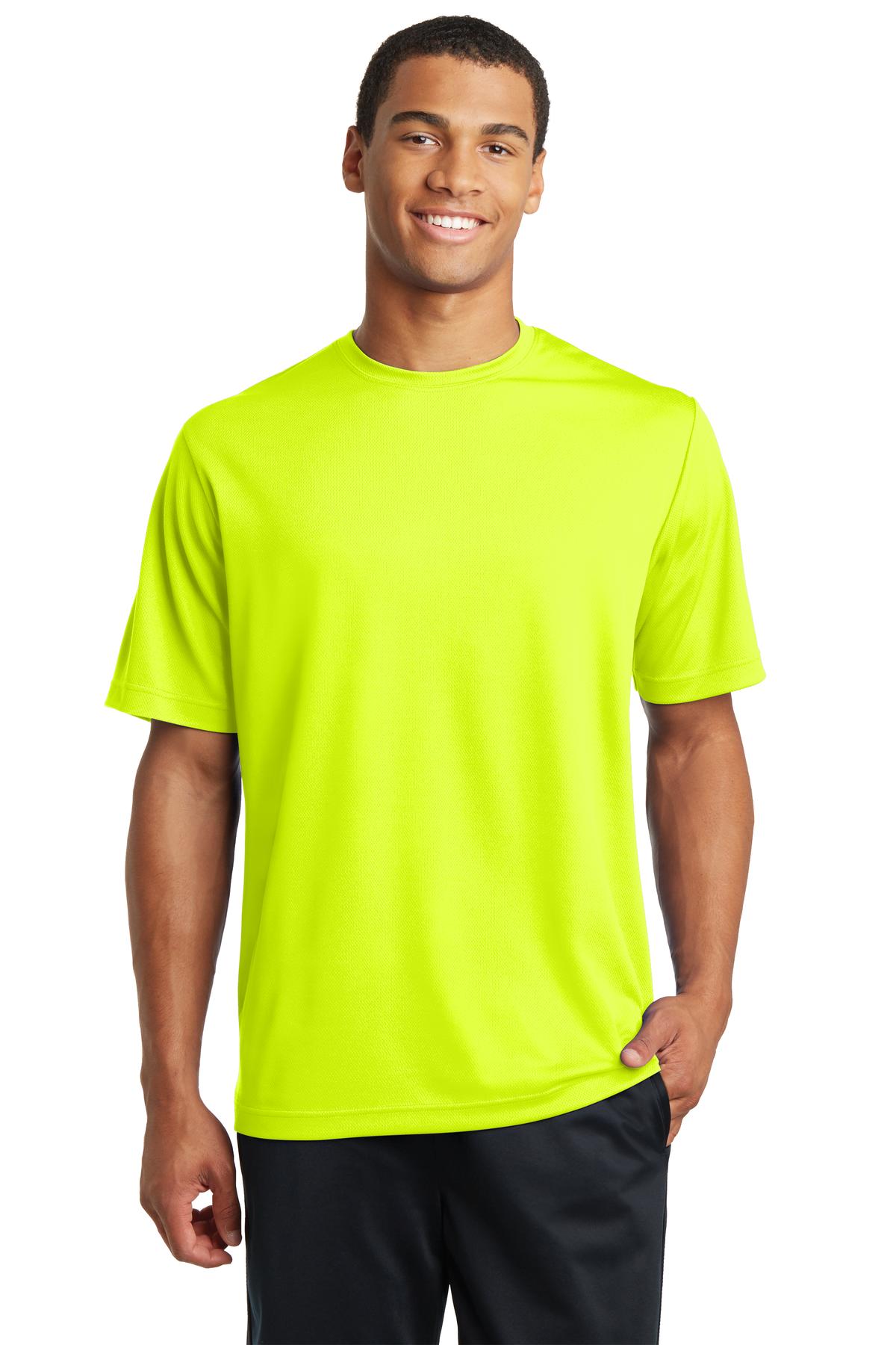 Sport-Tek PosiCharge RacerMesh Tee. ST340 Neon Yellow