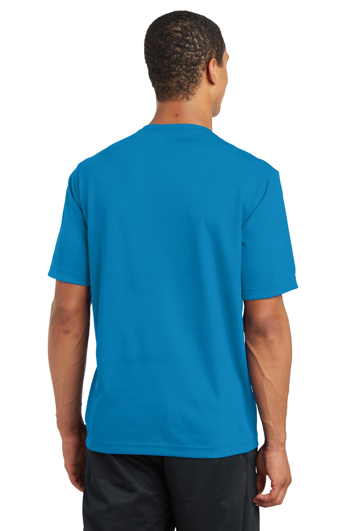 Custom Embroidered Sport-Tek PosiCharge RacerMesh Tee. ST340,Pond Blue