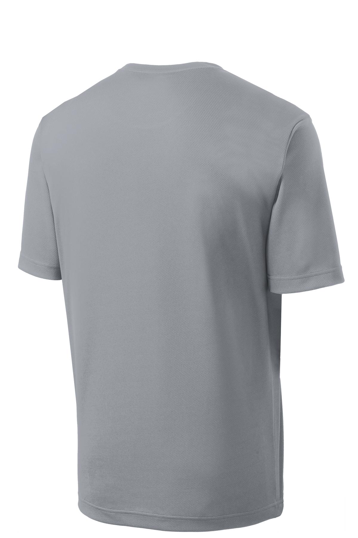Sport-Tek PosiCharge RacerMesh Tee. ST340 Silver
