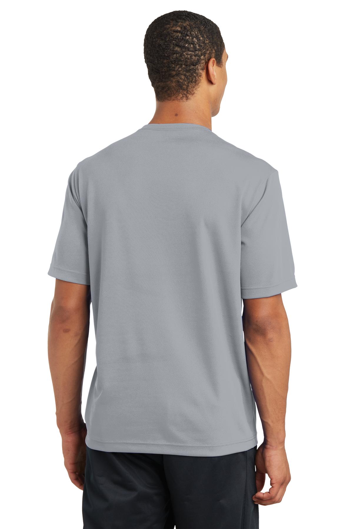 Custom Embroidered Sport-Tek PosiCharge RacerMesh Tee. ST340,Silver