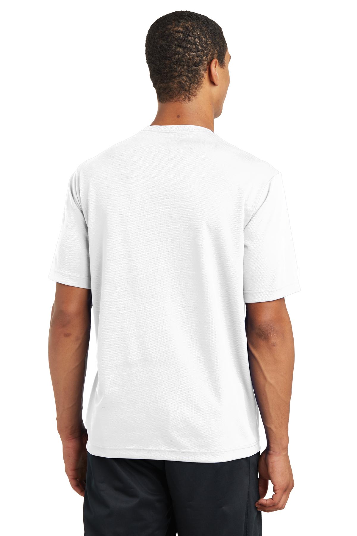 Custom Embroidered Sport-Tek PosiCharge RacerMesh Tee. ST340,White