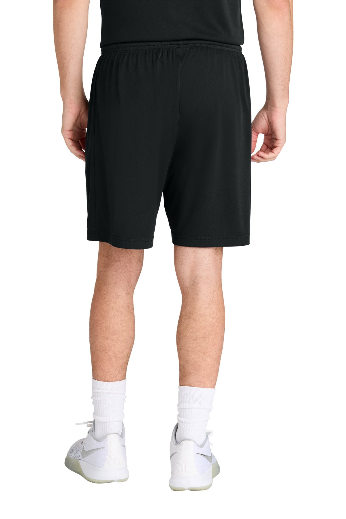Custom Embroidered Sport-Tek PosiCharge Competitor 7  Pocketed Short ST349P,Black