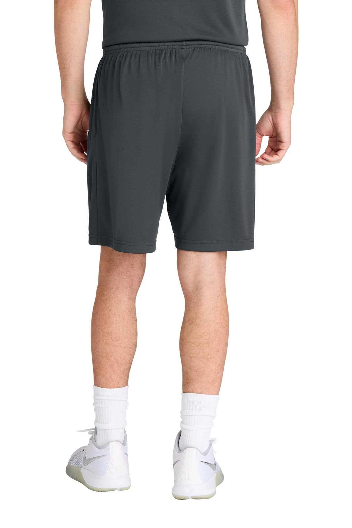 Custom Embroidered Sport-Tek PosiCharge Competitor 7  Pocketed Short ST349P,Iron Grey