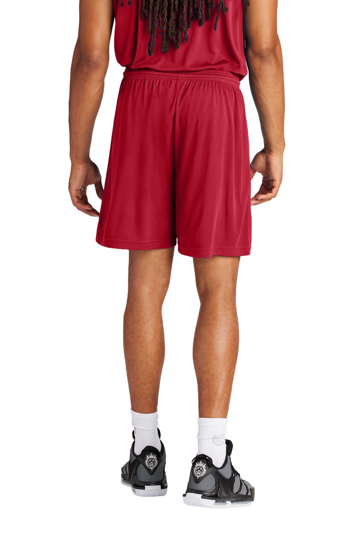Custom Embroidered Sport-Tek PosiCharge Competitor 7  Short ST349,Deep Red
