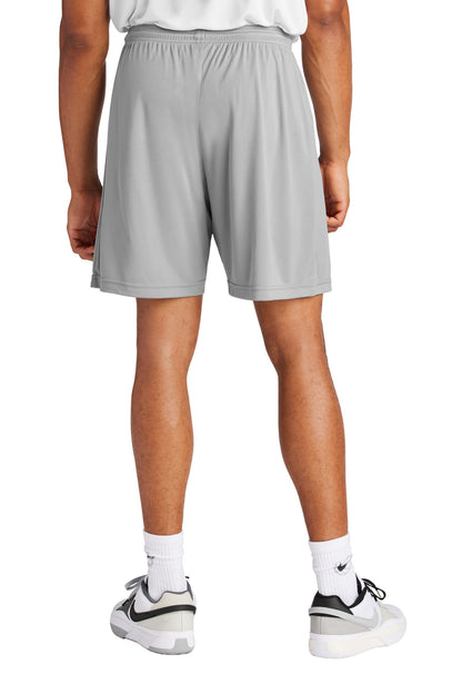 Custom Embroidered Sport-Tek PosiCharge Competitor 7  Short ST349,Silver