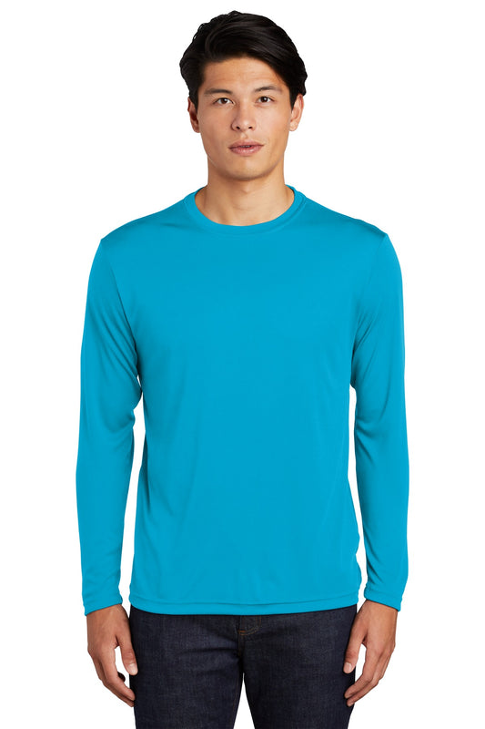 Sport-Tek Long Sleeve PosiCharge Competitor Tee. ST350LS Atomic Blue