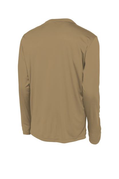 Sport-Tek Long Sleeve PosiCharge Competitor Tee. ST350LS Coyote Brown