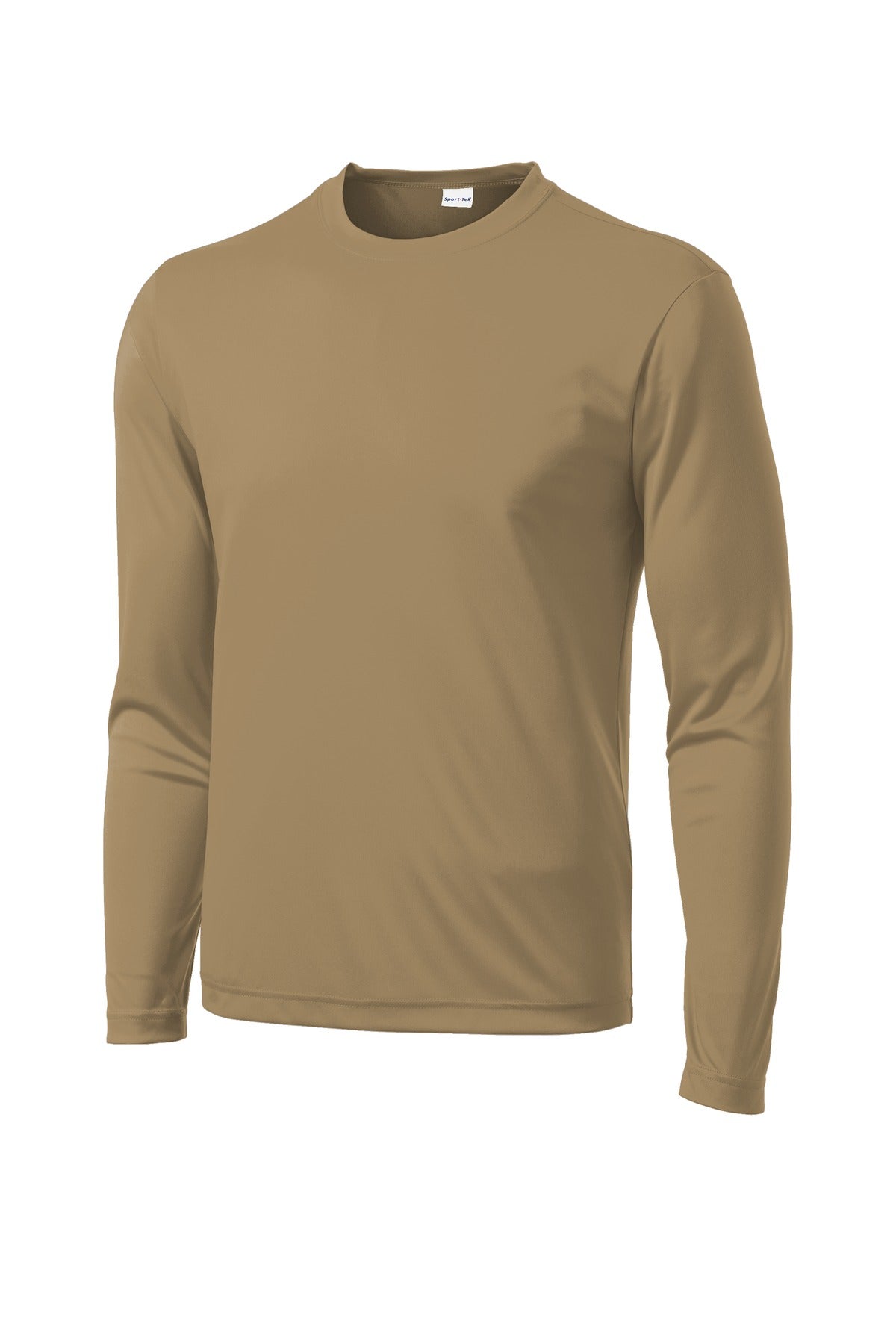 Sport-Tek Long Sleeve PosiCharge Competitor Tee. ST350LS Coyote Brown