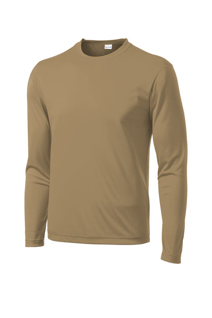 Sport-Tek Long Sleeve PosiCharge Competitor Tee. ST350LS Coyote Brown