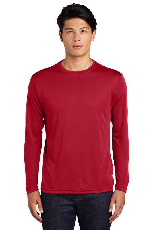 Sport-Tek Long Sleeve PosiCharge Competitor Tee. ST350LS Deep Red