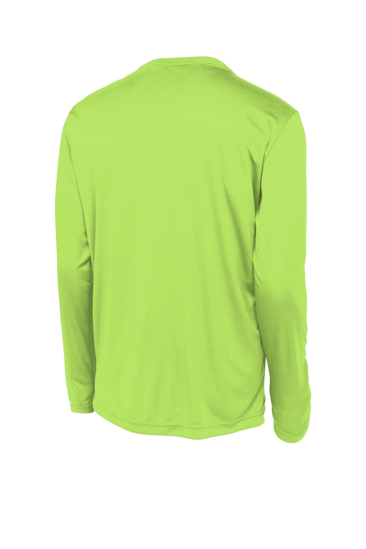 Sport-Tek Long Sleeve PosiCharge Competitor Tee. ST350LS Lime Shock