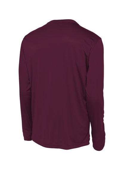 Sport-Tek Long Sleeve PosiCharge Competitor Tee. ST350LS Maroon