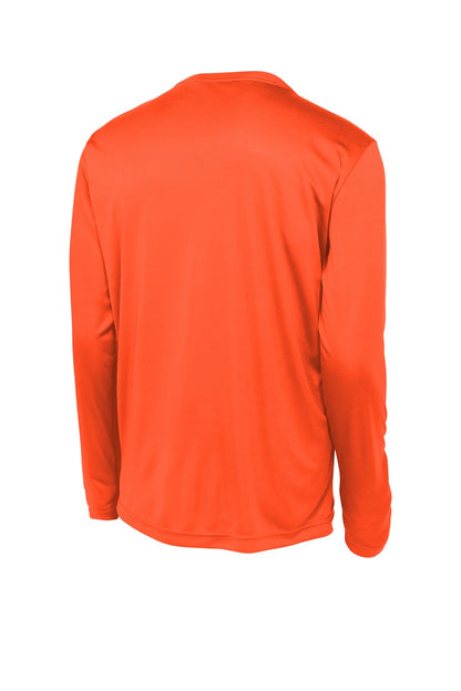 Sport-Tek Long Sleeve PosiCharge Competitor Tee. ST350LS Neon Orange