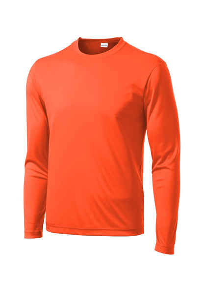 Sport-Tek Long Sleeve PosiCharge Competitor Tee. ST350LS Neon Orange