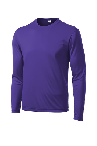 Sport-Tek Long Sleeve PosiCharge Competitor Tee. ST350LS Purple