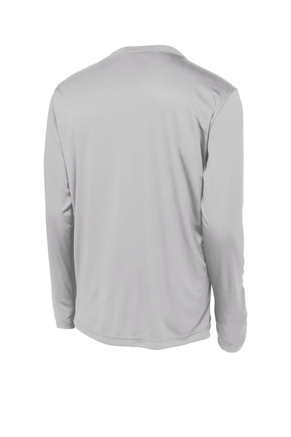 Sport-Tek Long Sleeve PosiCharge Competitor Tee. ST350LS Silver