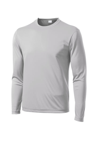 Sport-Tek Long Sleeve PosiCharge Competitor Tee. ST350LS Silver