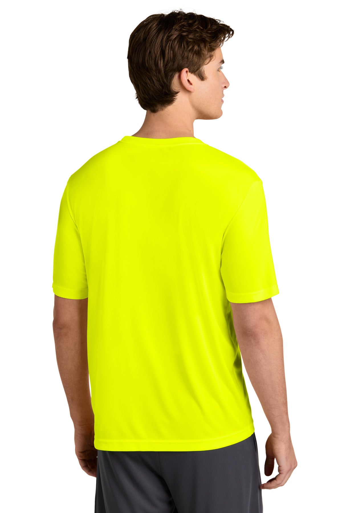 Custom Embroidered Sport-Tek PosiCharge Competitor Tee. ST350,Neon Yellow