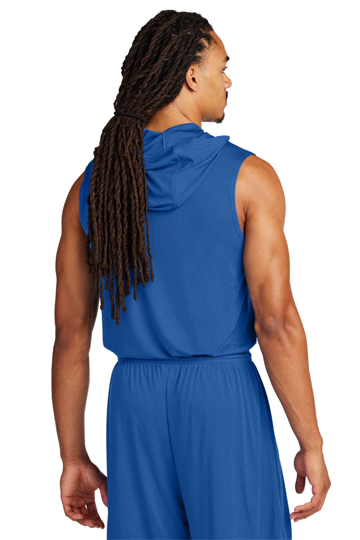 Custom Embroidered Sport-Tek Competitor Sleeveless Hoodie ST352H,True Royal