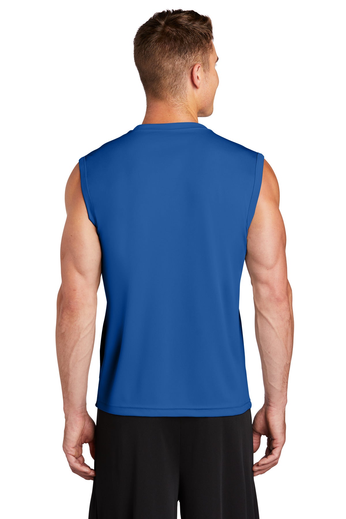 Custom Embroidered Sport-Tek Sleeveless PosiCharge Competitor Tee. ST352,True Royal