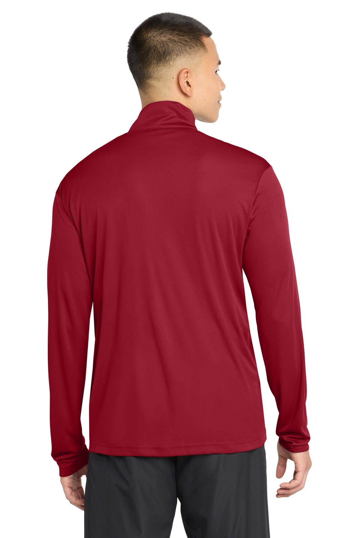 Custom Embroidered Sport-Tek Activewear in Deep Red