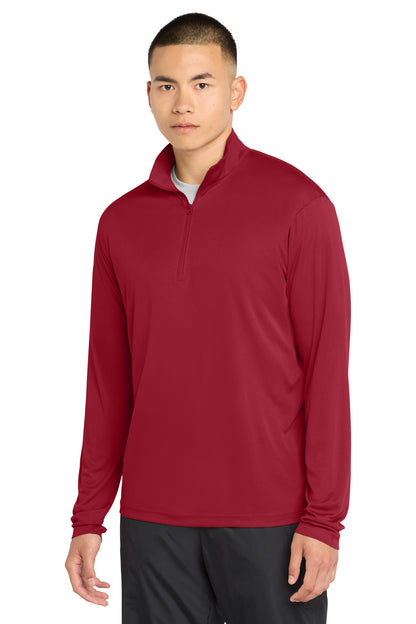 Custom Embroidered Sport-Tek Activewear in Deep Red