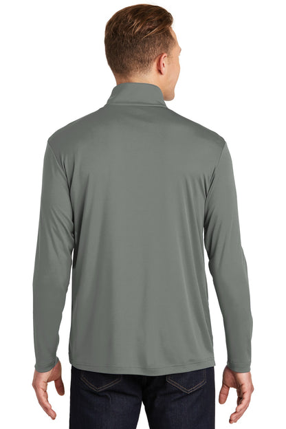 Custom Embroidered Sport-Tek PosiCharge Competitor 1/4-Zip Pullover. ST357,Grey Concrete