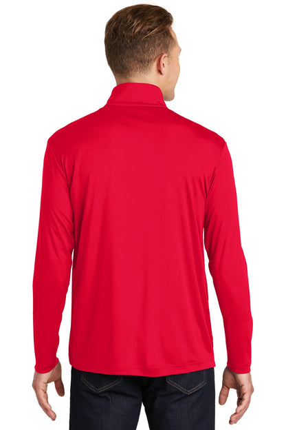 Custom Embroidered Sport-Tek PosiCharge Competitor 1/4-Zip Pullover. ST357,True Red