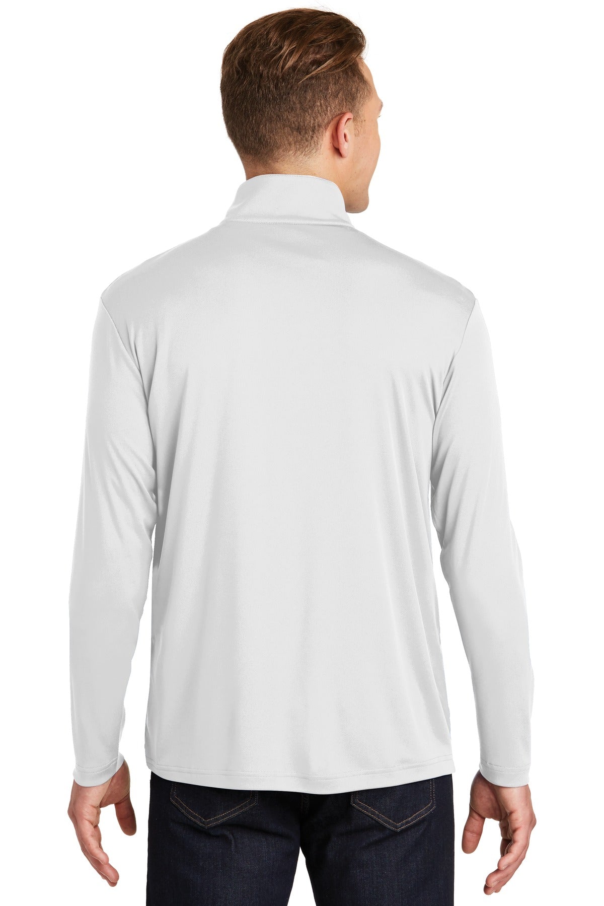 Custom Embroidered Sport-Tek PosiCharge Competitor 1/4-Zip Pullover. ST357,White