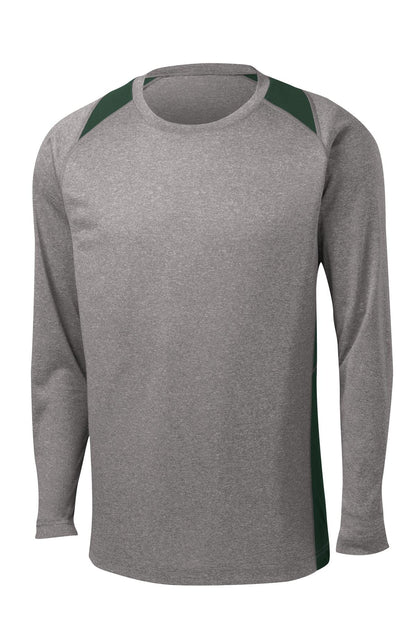 Custom Embroidered Sport-Tek Activewear in Vintage Heather/ Forest Green