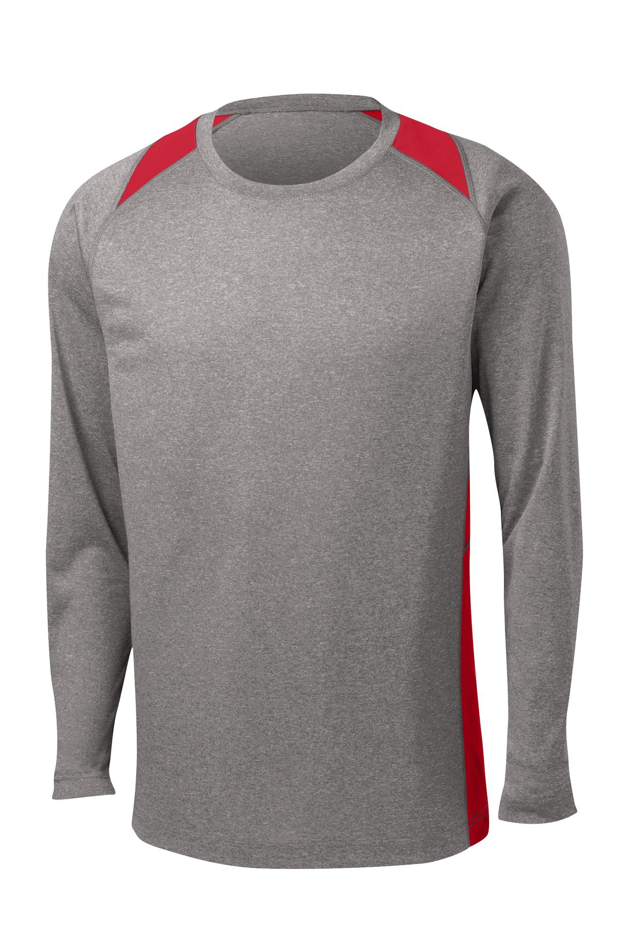 Custom Embroidered Sport-Tek Activewear in Vintage Heather/ True Red