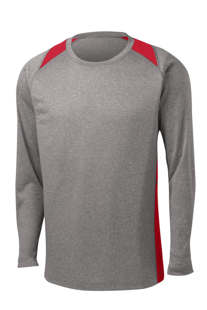 Custom Embroidered Sport-Tek Activewear in Vintage Heather/ True Red