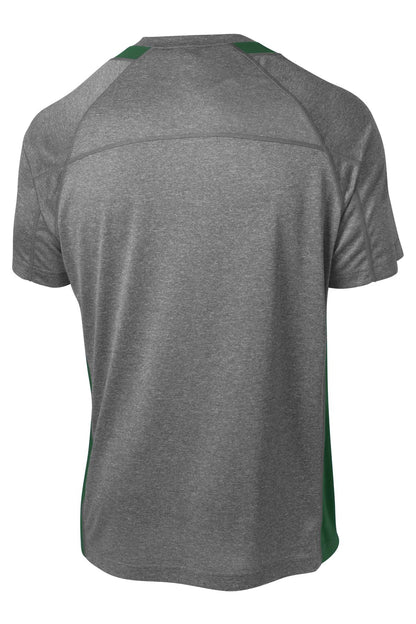 Sport-Tek Heather Colorblock Contender Tee. ST361