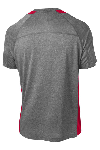 Sport-Tek Heather Colorblock Contender Tee. ST361