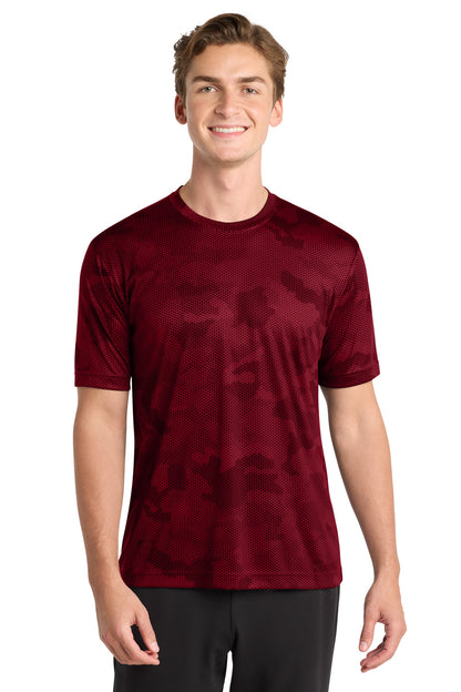 Custom Embroidered Sport-Tek Activewear in Deep Red