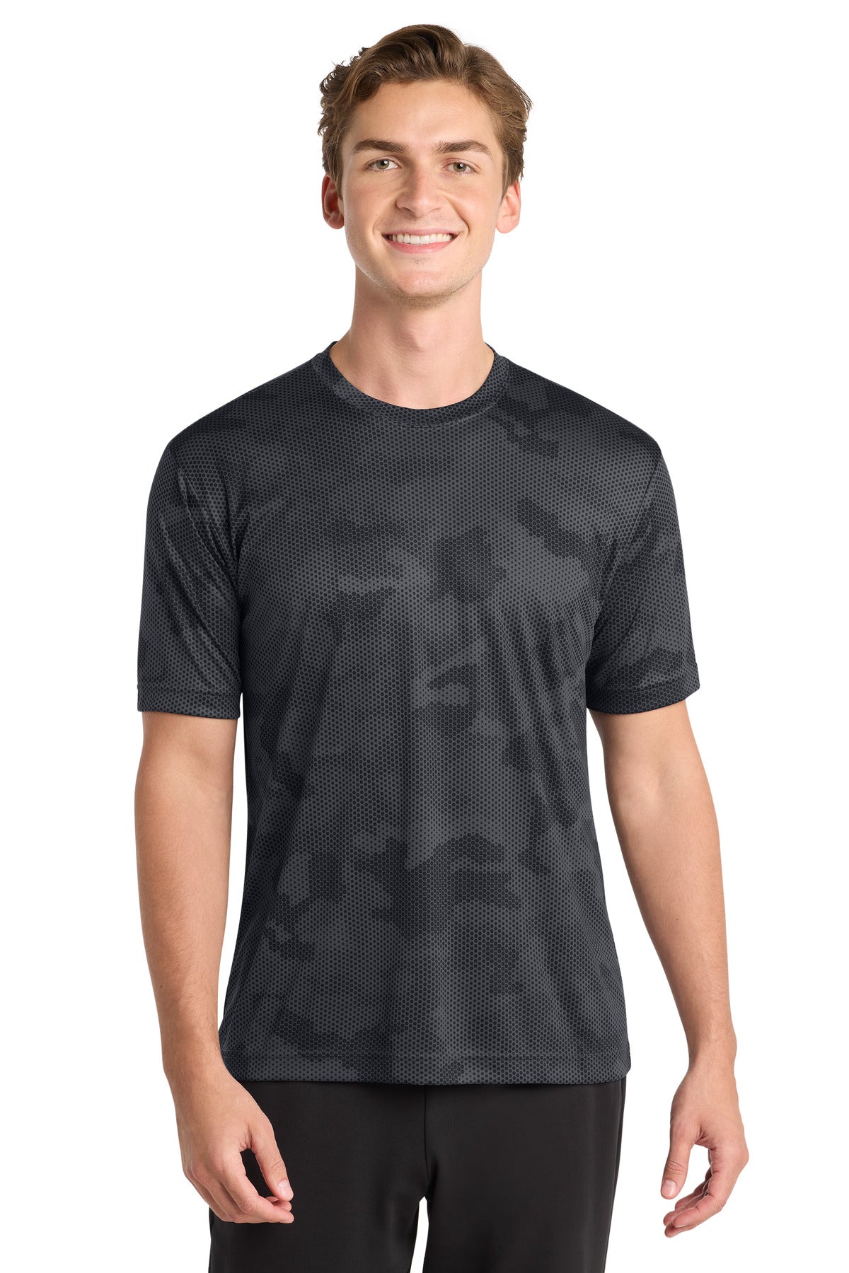 Custom Embroidered Sport-Tek Activewear in Iron Grey