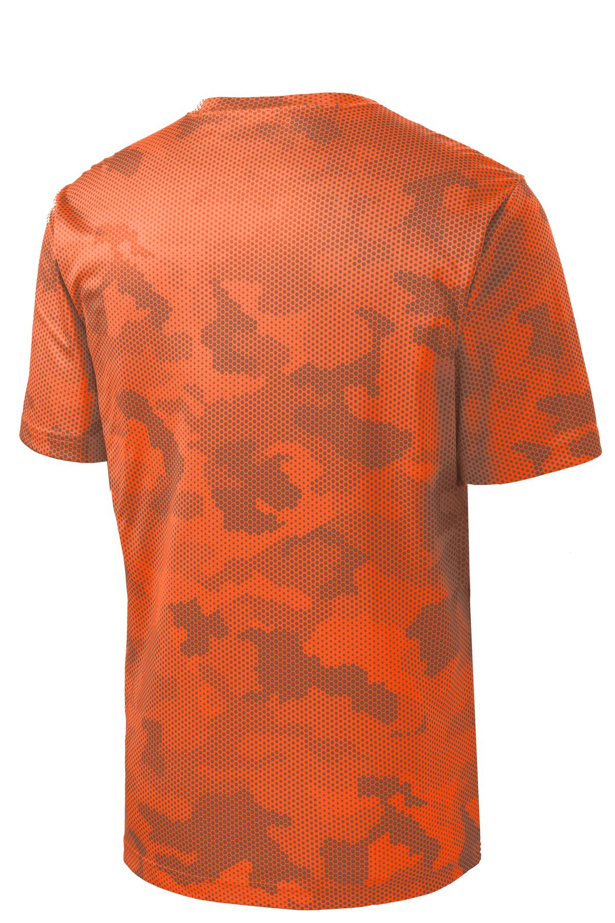 Custom Embroidered Sport-Tek Activewear in Neon Orange