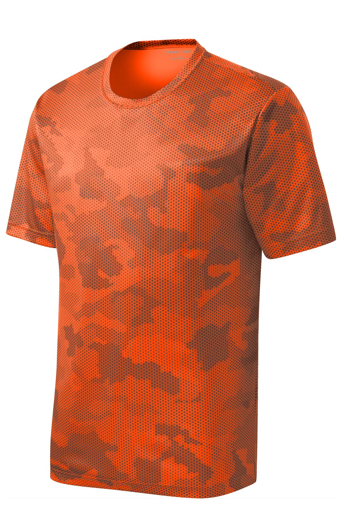 Custom Embroidered Sport-Tek Activewear in Neon Orange