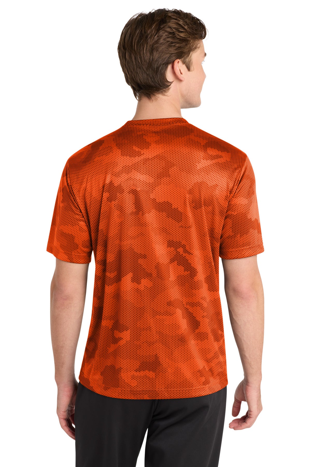 Custom Embroidered Sport-Tek Activewear in Neon Orange