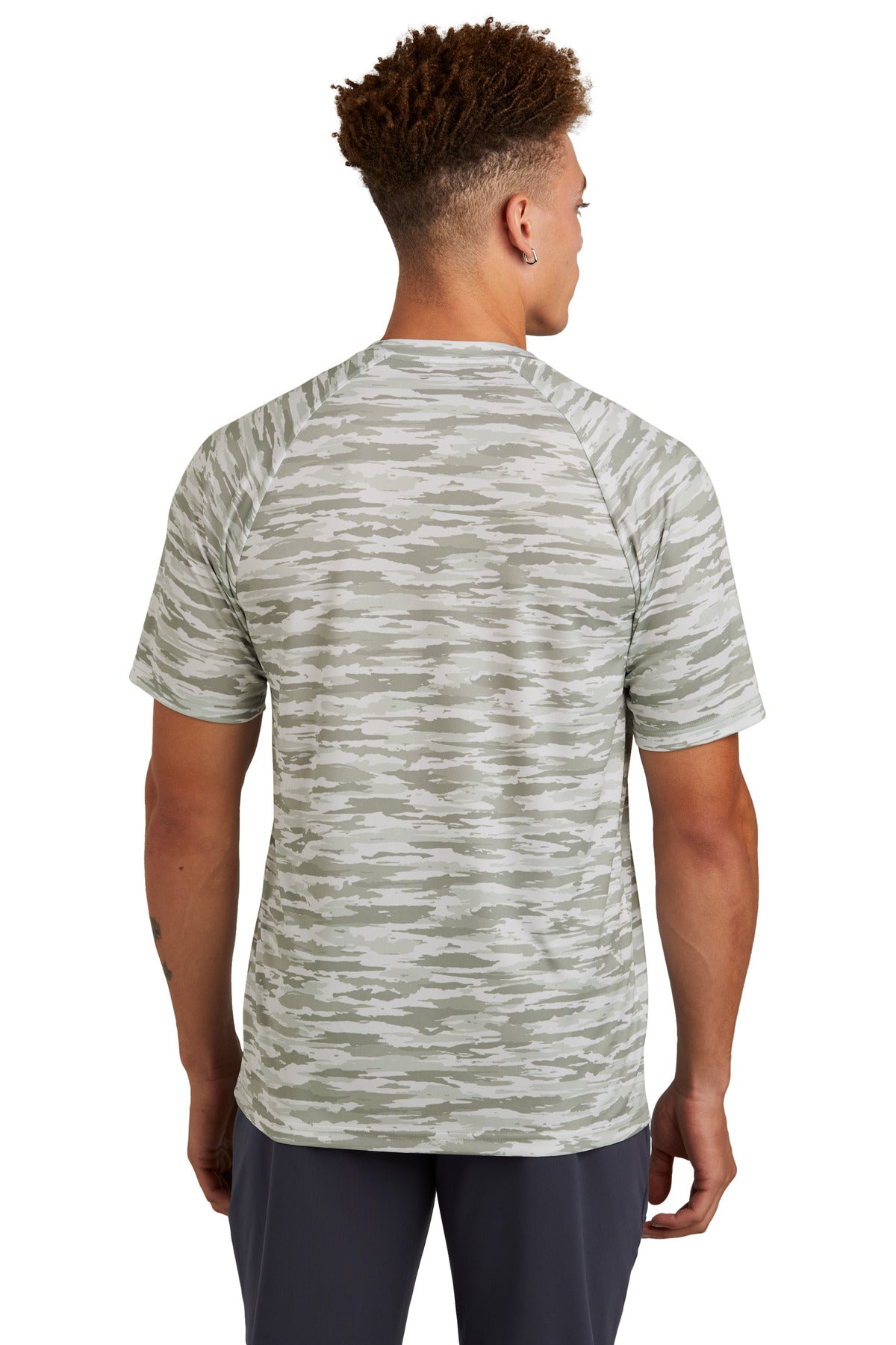 Custom Embroidered Sport-Tek Drift Camo Tee ST375,White