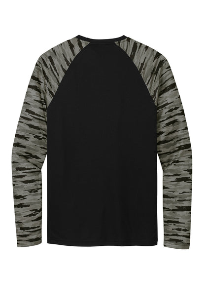 Sport-Tek Drift Camo Colorblock Long Sleeve Tee ST376LS
