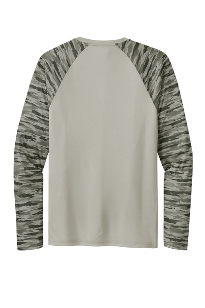 Sport-Tek Drift Camo Colorblock Long Sleeve Tee ST376LS