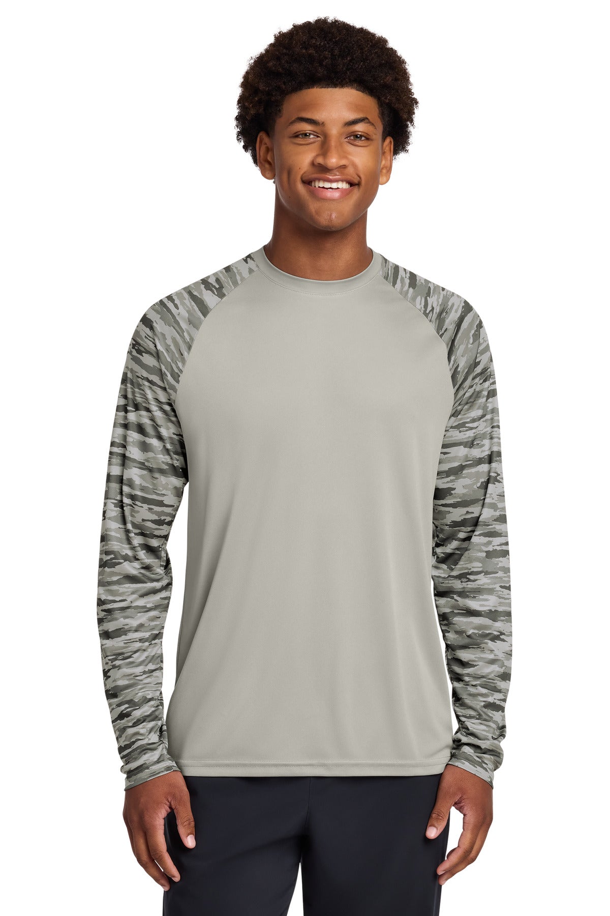 Custom Embroidered Sport-Tek T-Shirts  in Silver