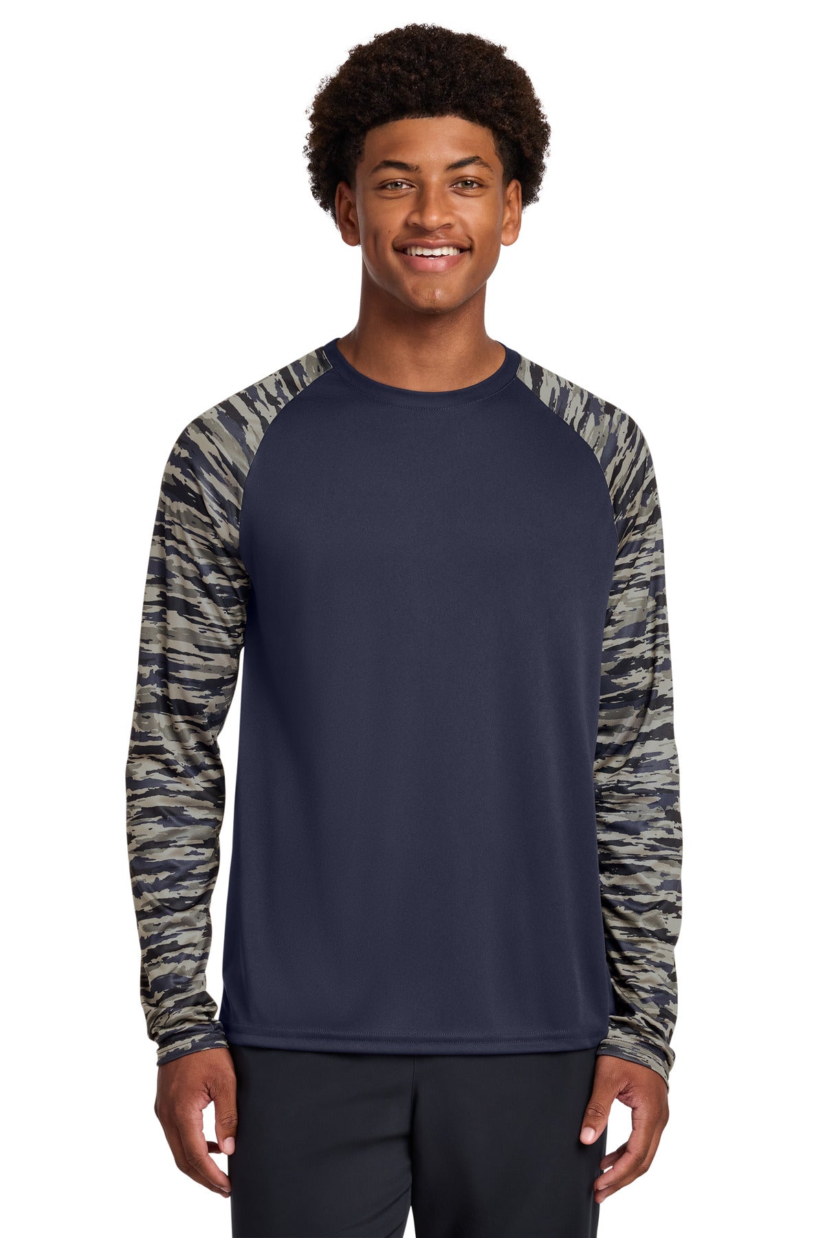 Custom Embroidered Sport-Tek T-Shirts  in True Navy